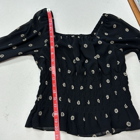 MADEWELL EUC! Crop Daisy 🌼 Top. Shear Sleeves. - Picture 7 of 7